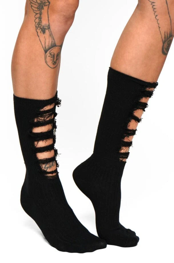 Destroyed Rib Socks - Image 3