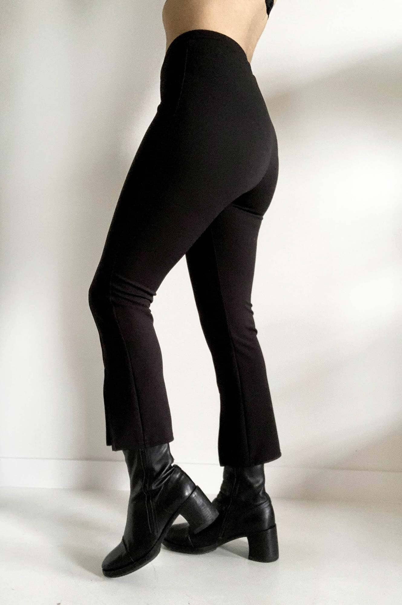 Elise Split Flare Crop Pants - Image 7